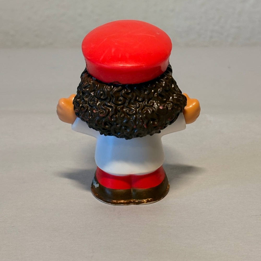 Fisher-Price Little People Toy Kids OS Red Good Train Conductor Figure DYF25 - Picture 2 of 7